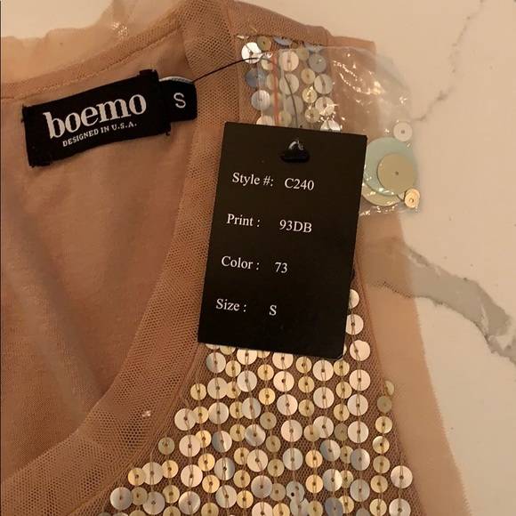 Anthropologie Boemo Sequin Dress-S - Picture 5 of 6